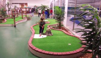 Treasure Island miniature golf course design and construction